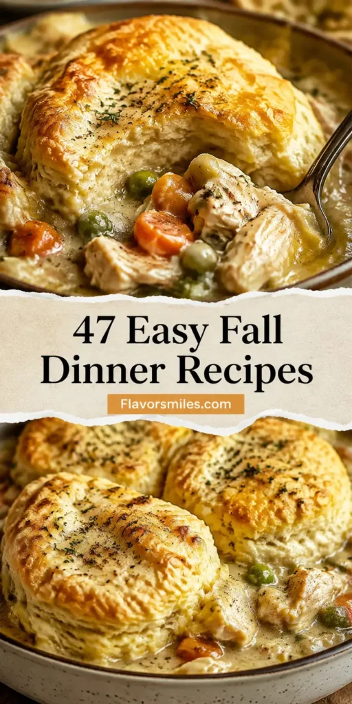 47 Easy Fall Dinner Recipes