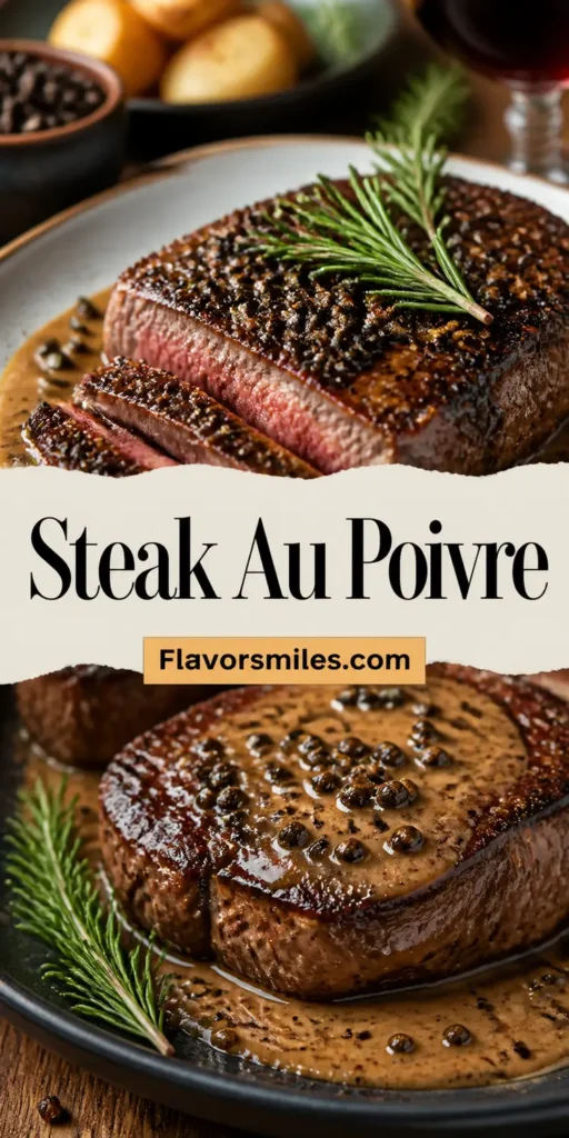 Classic Steak Au Poivre