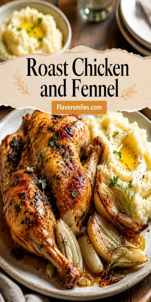 Roast Chicken and Fennel with Mashed Potatoes | Tried and True Recipes