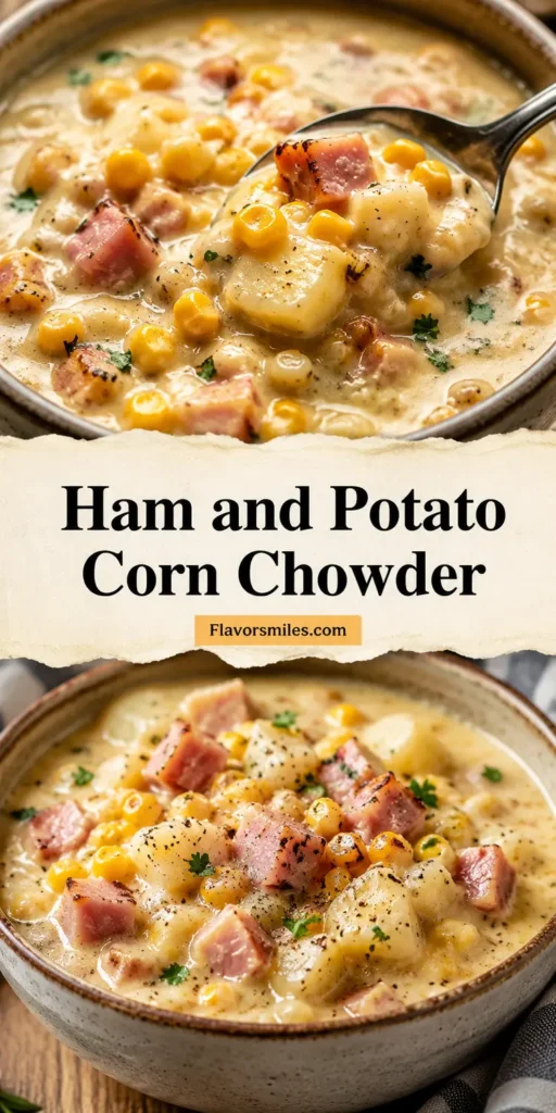 Ham and Potato Corn Chowder