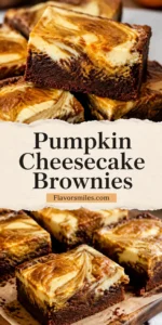 Pumpkin Cheesecake Brownies
