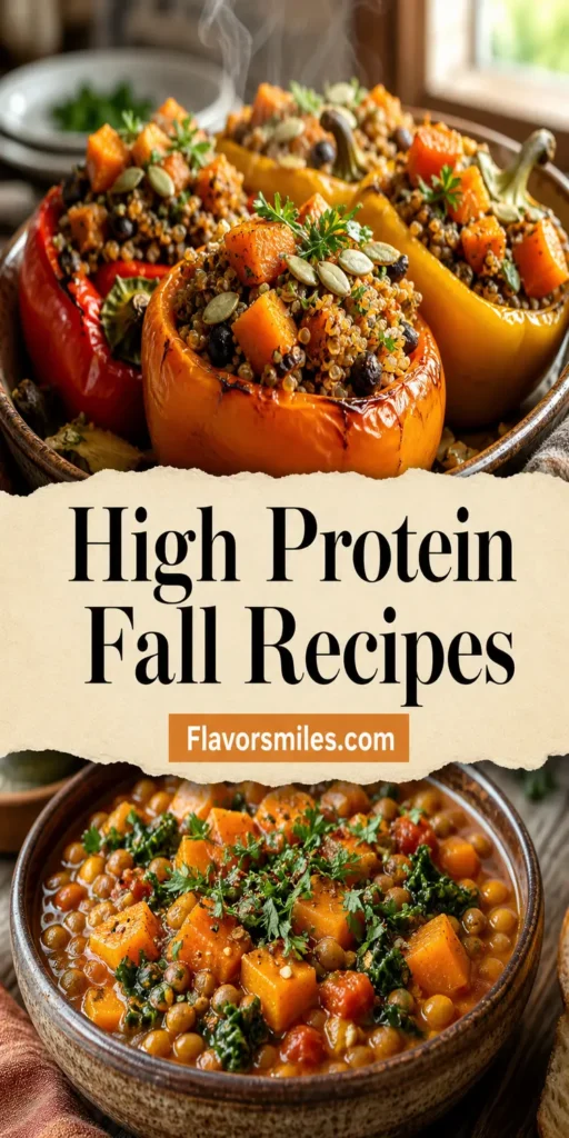 High Protein Fall Recipes