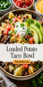 Loaded Potato Taco Bowl for easy dinners that actually feel satisfying