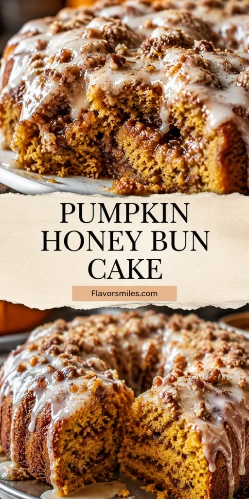PUMPKIN HONEY BUN CAKE