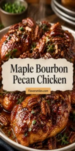 Maple Bourbon Pecan Chicken - Iowa Girl Eats
