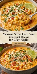 Mexican Street Corn Soup Crockpot Recipe for Cozy Nights