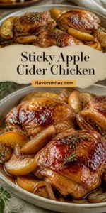 Sticky Apple Cider Chicken