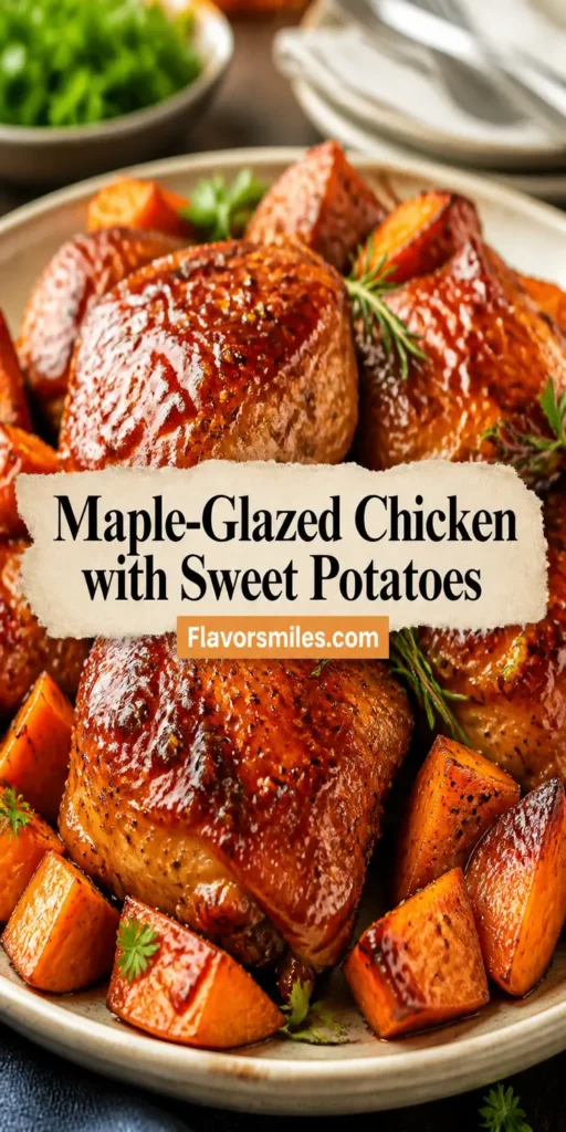 Maple-Glazed Chicken with Sweet Potatoes