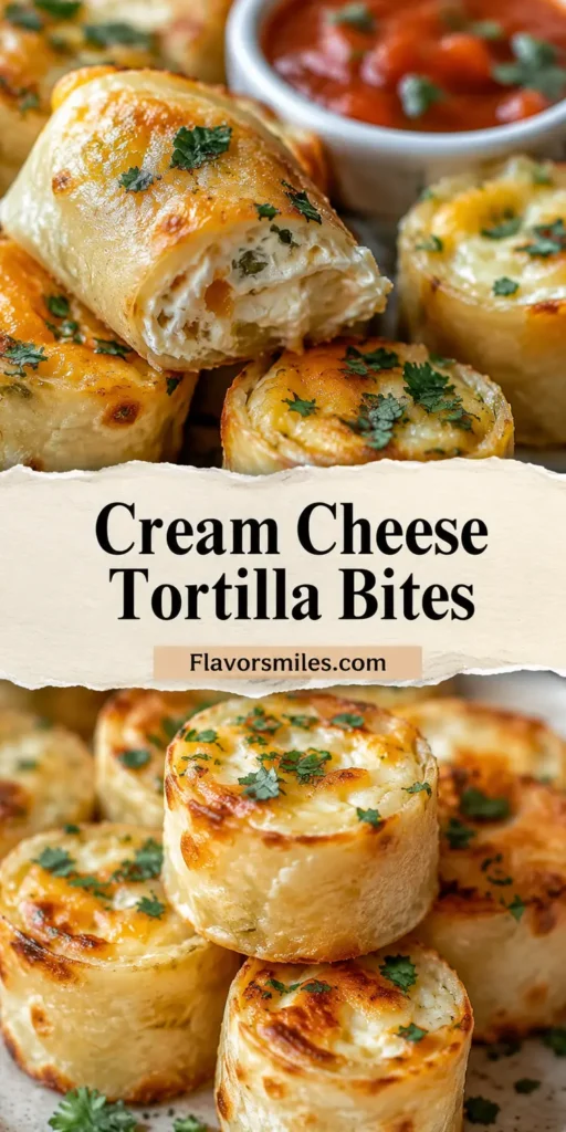 Cream Cheese Tortilla Bites