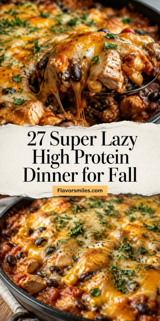 27 Super Lazy High Protein Dinner for Fall