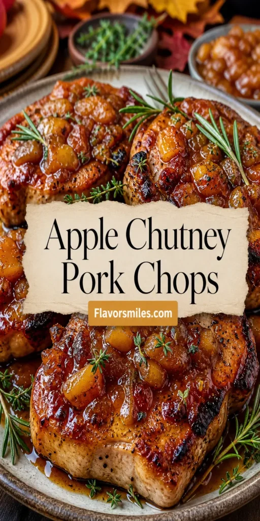 Apple Chutney Pork Chops Recipe (Bring autumn to your table!)