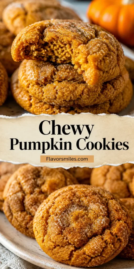 Chewy Pumpkin Cookies