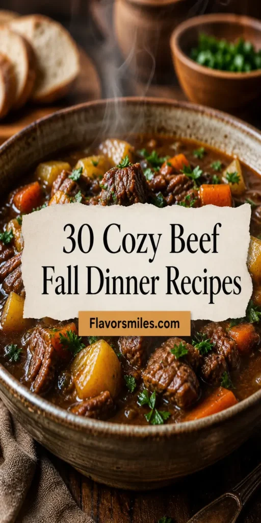 30 Cozy Beef Fall Dinner Recipes You’ll Make All Season Long