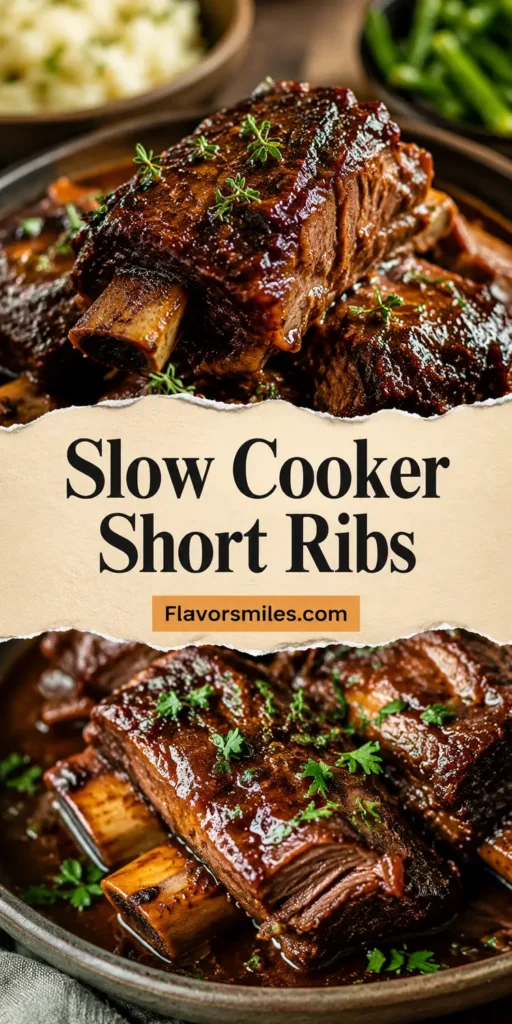 SLOW COOKER SHORT RIBS + WonkyWonderful