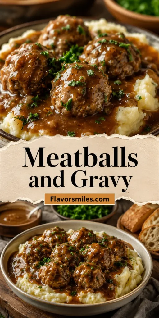Meatballs and Gravy