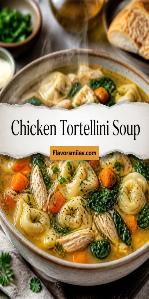 Chicken Tortellini Soup