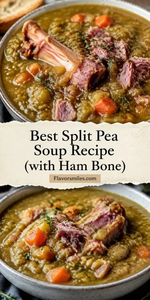 Best Split Pea Soup Recipe (with Ham Bone)