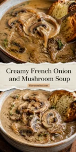 Creamy French Onion and Mushroom Soup