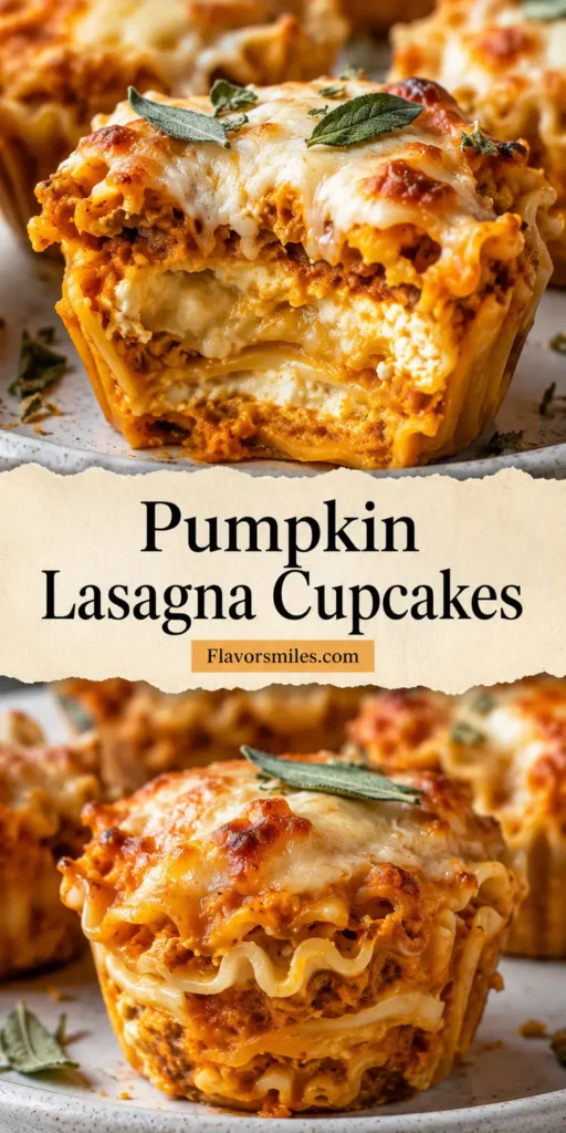 Pumpkin Lasagna Cupcakes