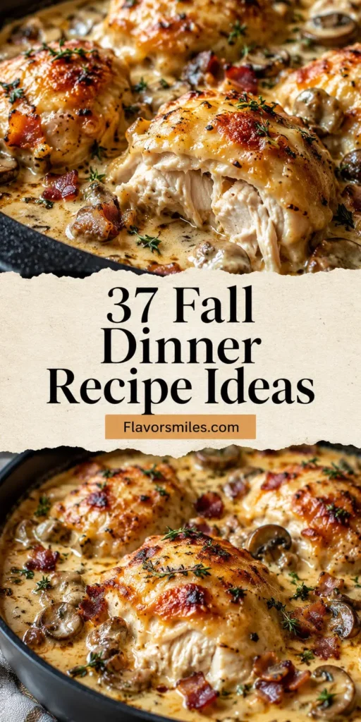 37 Fall Dinner Recipe Ideas