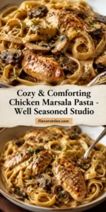 Cozy & Comforting Chicken Marsala Pasta - Well Seasoned Studio