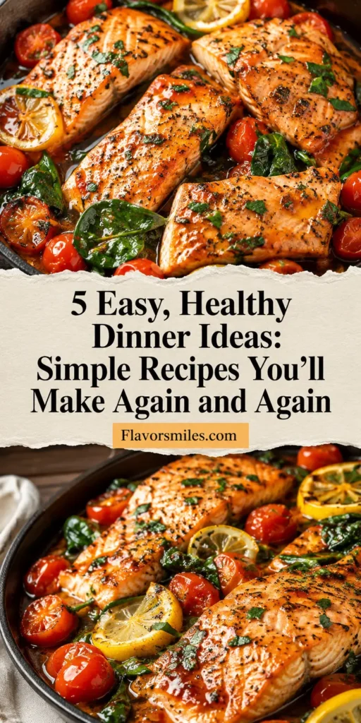 5 Easy, Healthy Dinner Ideas: Simple Recipes You'll Make Again and Again
