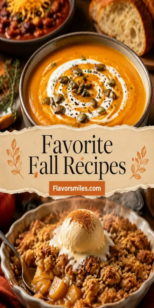 Favorite Fall Recipes