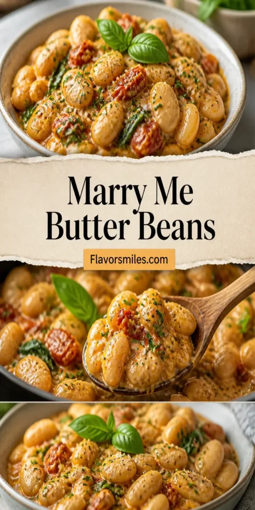 Tuscan "Marry Me" Butter Beans