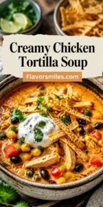 Creamy Chicken Tortilla Soup