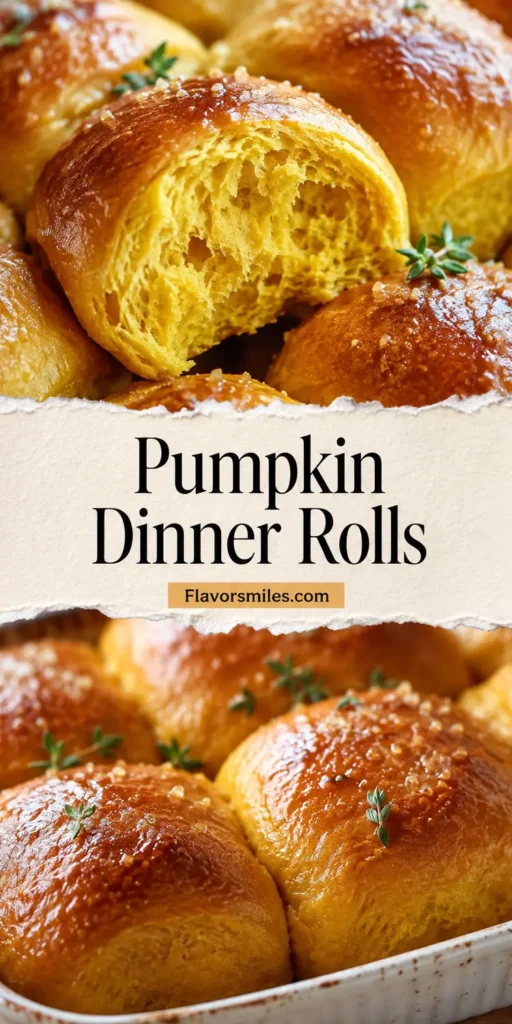 Pumpkin Dinner Rolls