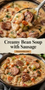 Creamy Bean Soup with Sausage