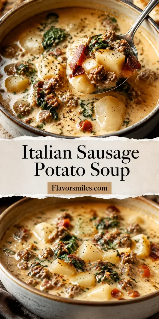 Italian Sausage Potato Soup