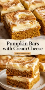 Pumpkin Bars with Cream Cheese