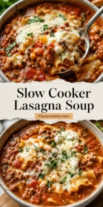 Slow Cooker Lasagna Soup