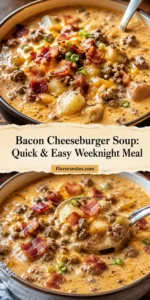 Bacon Cheeseburger Soup: Quick & Easy Weeknight Meal